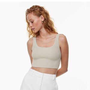 Babaton AritziaRibbed Crop Top